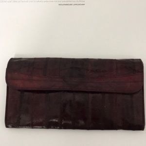 Eel skin wallet